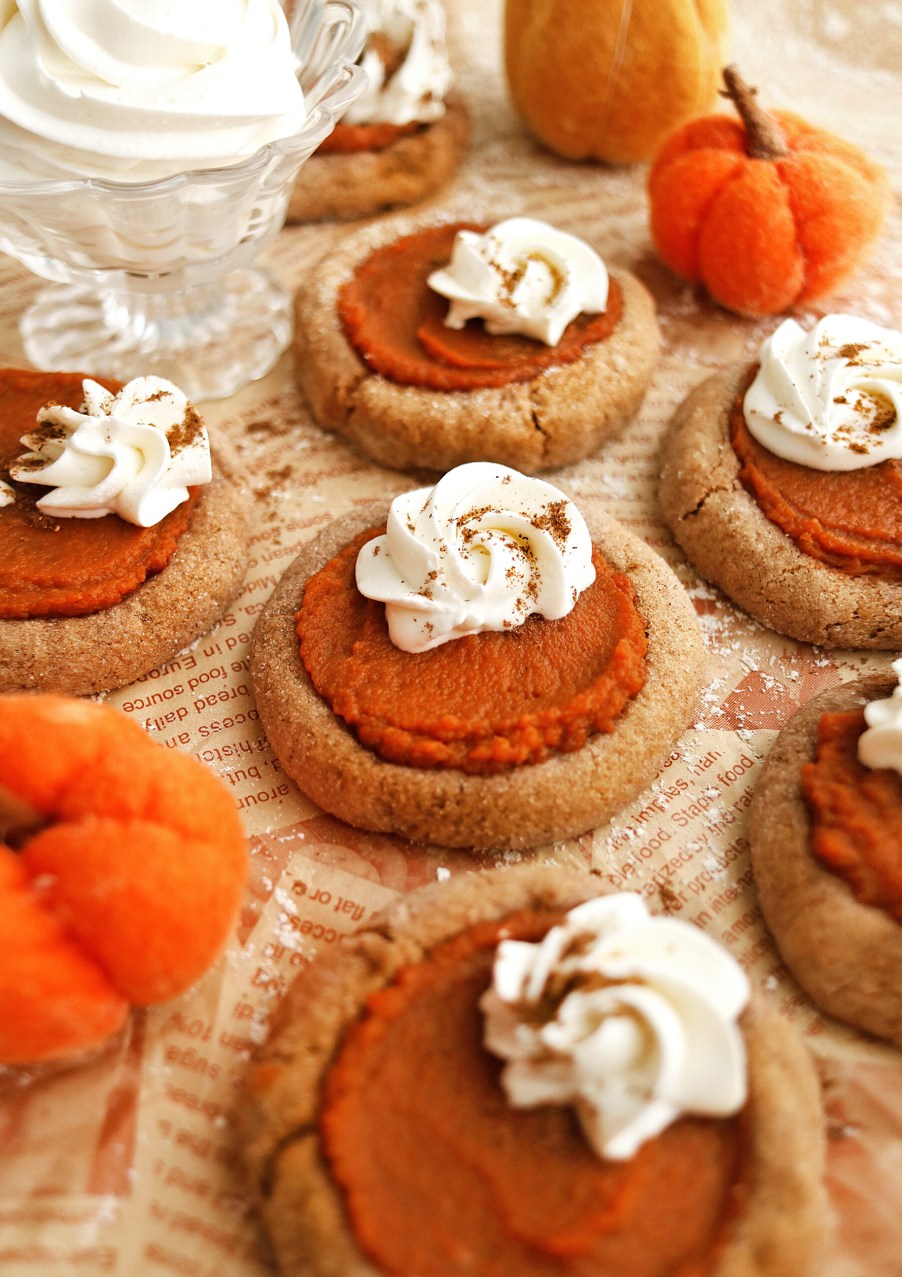 Easy Vegan Grain-Free Pumpkin Pie Cookies